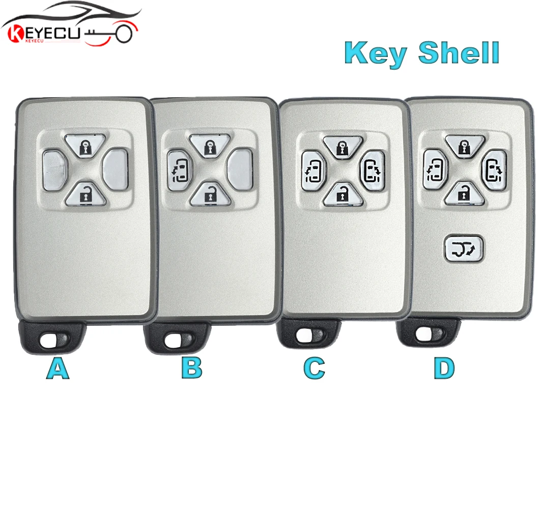 KEYECU 2/3/4/5 кнопка с необрезанным лезвием для Toyota, сменный смарт-карта, удаленный автомобильный ключ, чехол, брелок белого цвета (только корпус)
KEYECU 2/3/4/5 кнопка с необрезанным лезвием для Toyota, сменный смарт-карта, удаленный автомобильный ключ, чехол, брелок белого цвета (только корпус)