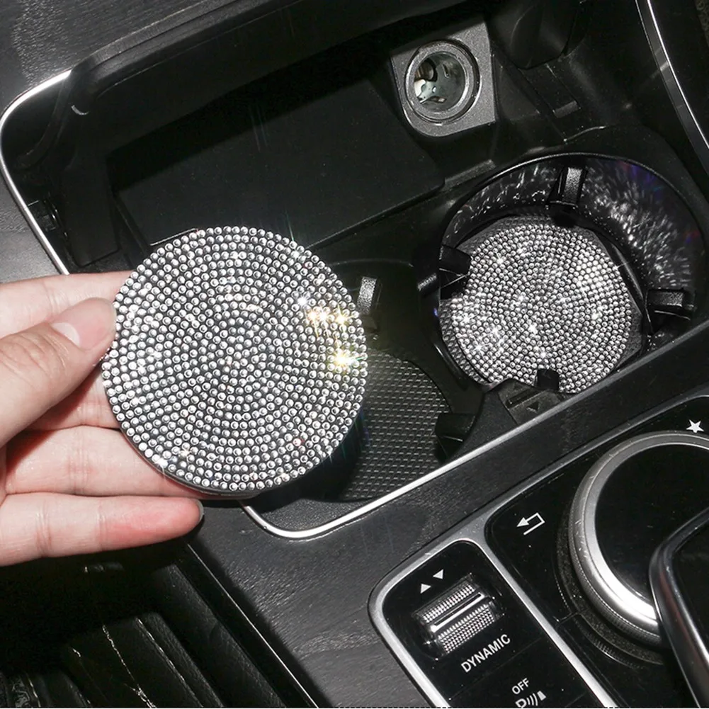 2PCS Car Cup Holder Coaster Diamond Bling Crystal Rhinestone Pad Round Auto Cup Holder Insert Drink Coaster Auto Interior
2PCS Car Cup Holder Coaster Diamond Bling Crystal Rhinestone Pad Round Auto Cup Holder Insert Drink Coaster Auto Interior