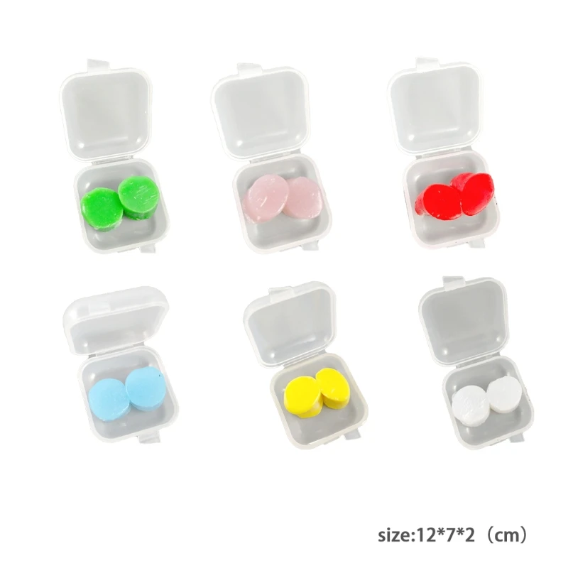 6 Set Universal Size Ear Plugs w/ Clear Storage Box for studying Working Sleeping Swimming 32dB Highest NRR
6 Set Universal Size Ear Plugs w/ Clear Storage Box for studying Working Sleeping Swimming 32dB Highest NRR