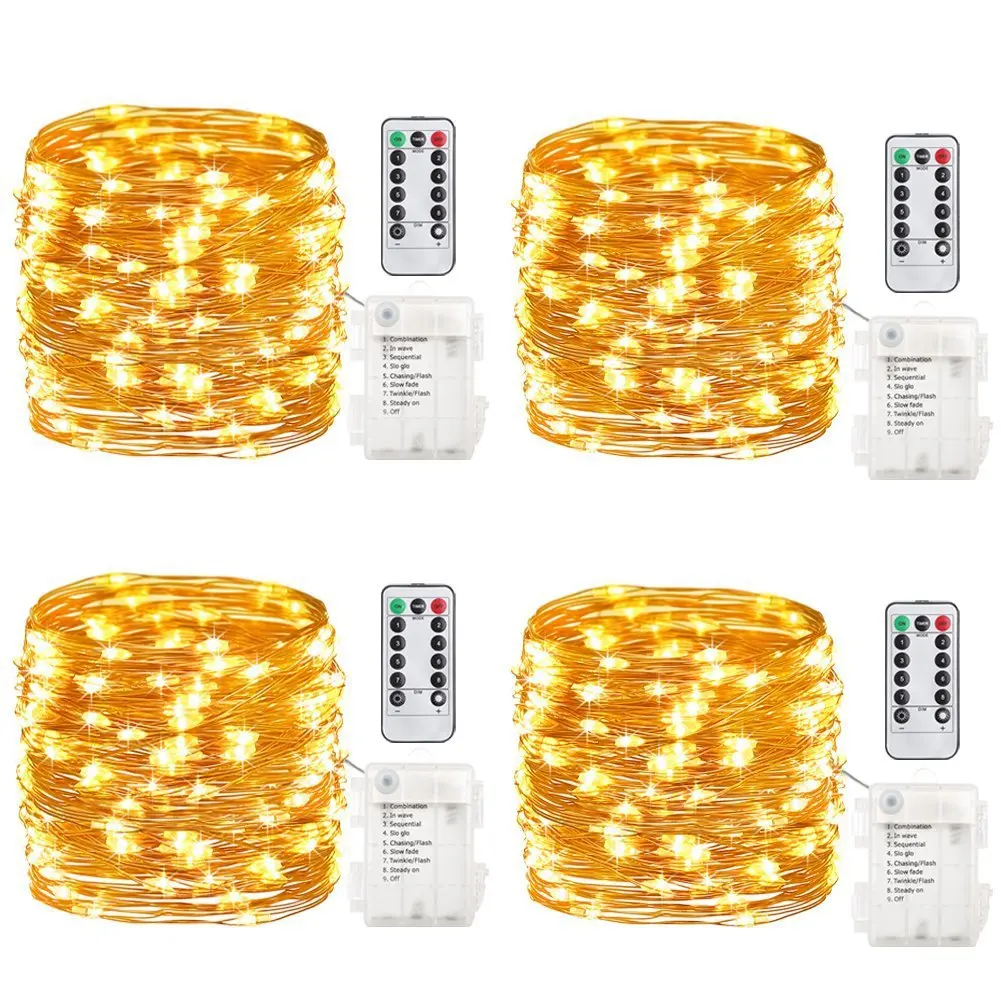 Copper Wire String Lights Remote Control Waterproof Copper Wire Lights Garden Christmas Decoration Accessories Holiday Lights
Copper Wire String Lights Remote Control Waterproof Copper Wire Lights Garden Christmas Decoration Accessories Holiday Lights