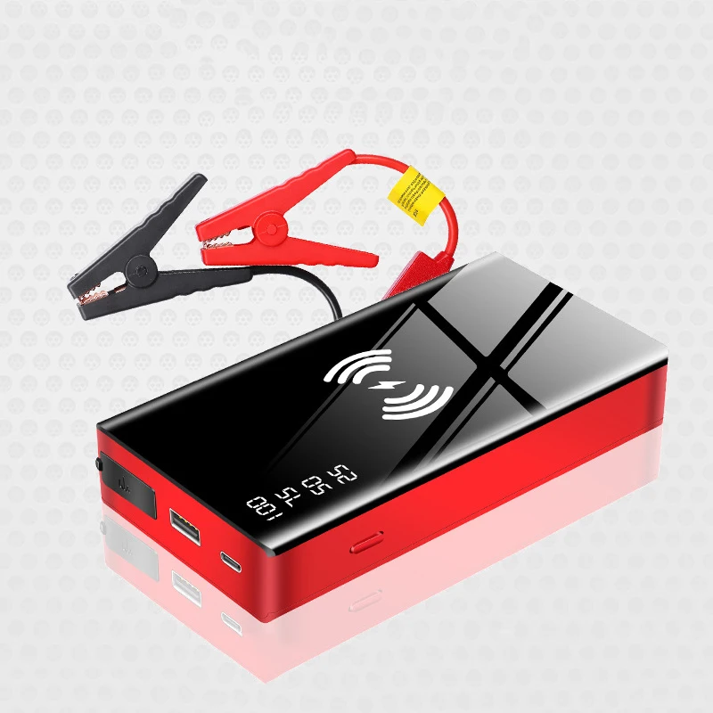 Car Jump Starter Qi Wireless Charger Power Bank 20000mAh Portable Car Battery Booster Charger Starting Device Car Starter Buster
Car Jump Starter Qi Wireless Charger Power Bank 20000mAh Portable Car Battery Booster Charger Starting Device Car Starter Buster