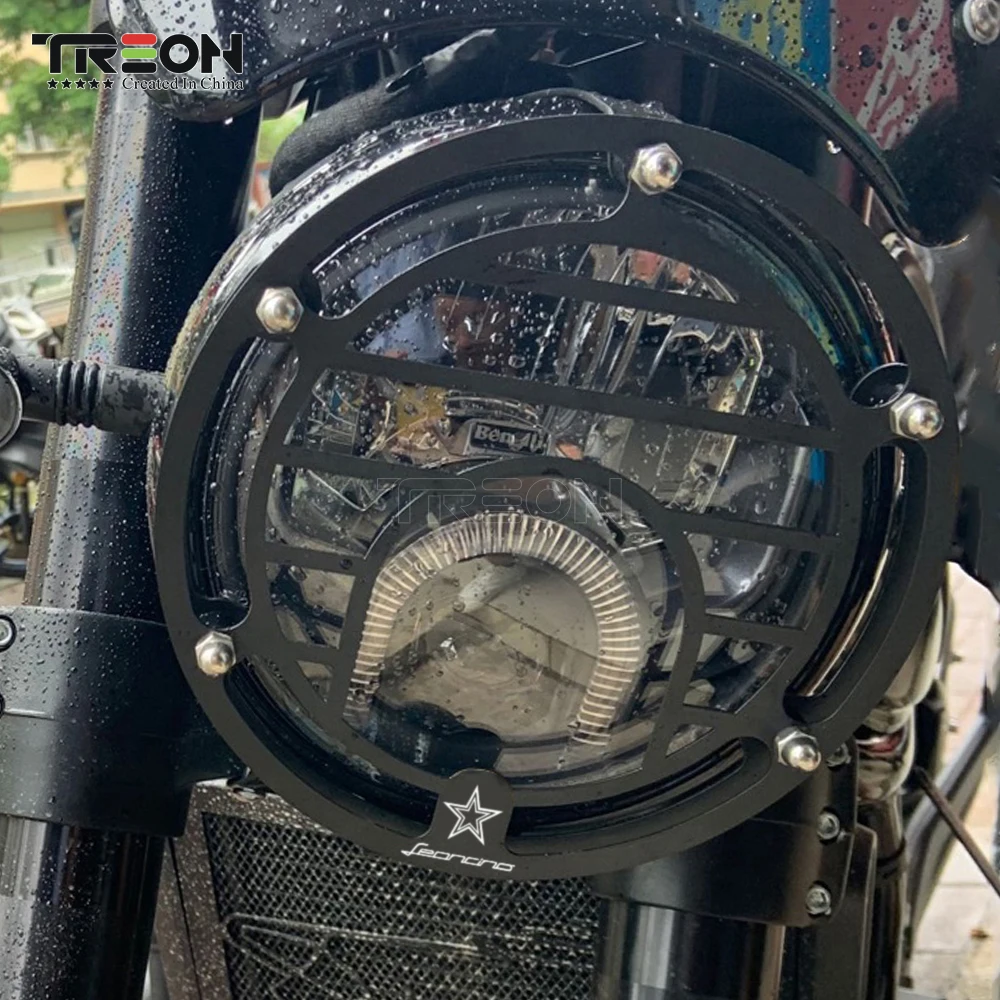 High Quality Motorcycle CNC Led Headlight Grill Cover For Benelli Leoncino 500 Head Light Protection HeadLamp Guard Protector
High Quality Motorcycle CNC Led Headlight Grill Cover For Benelli Leoncino 500 Head Light Protection HeadLamp Guard Protector