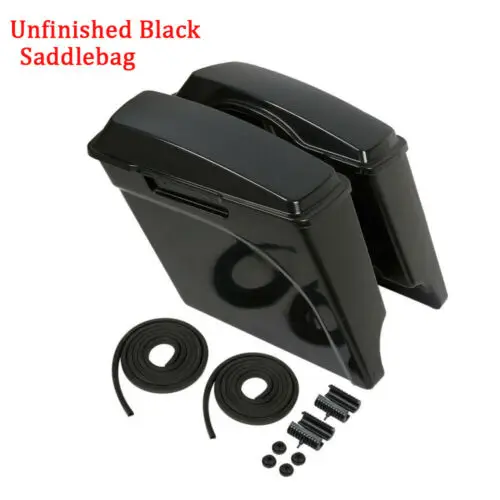 Motorcycle Unfinished Black 5" Extended Hard Saddlebags For Harley Touring Street Road King Road Glide Ultra-Classic 1993-2013
Motorcycle Unfinished Black 5" Extended Hard Saddlebags For Harley Touring Street Road King Road Glide Ultra-Classic 1993-2013