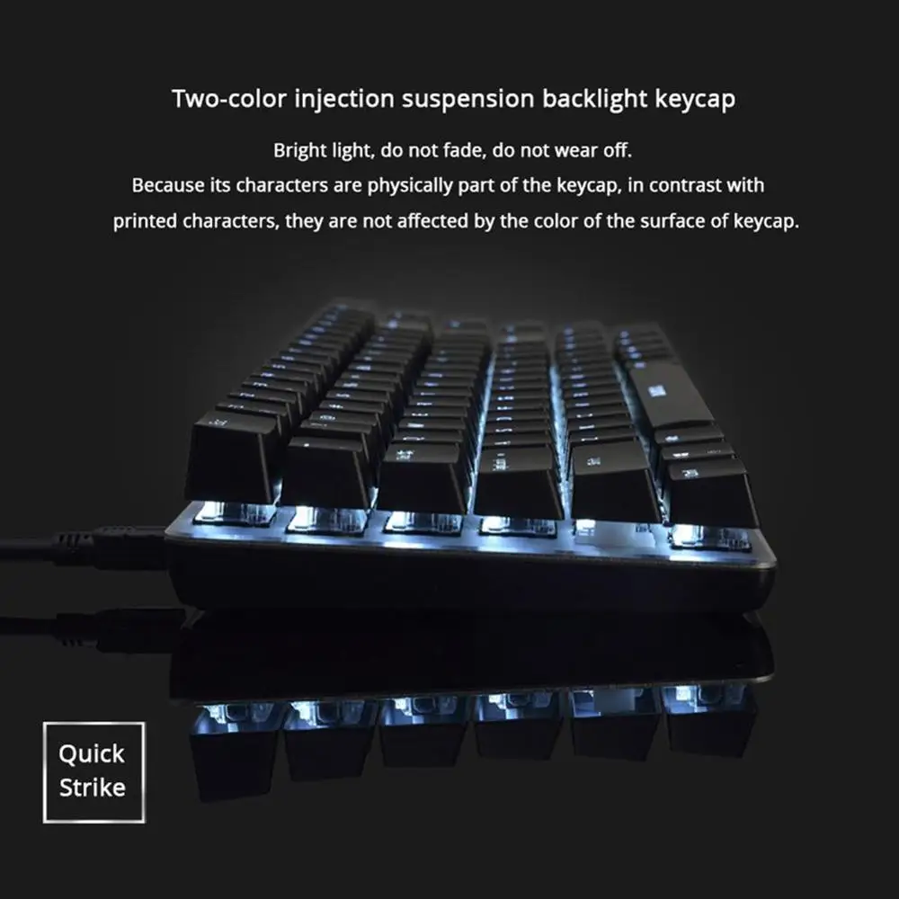 AJAZZ AK33 82 Keys USB Wired Mechanical Gaming Keyboard RGB LED Programmable Ergonomic Keypad for PC Laptop
AJAZZ AK33 82 Keys USB Wired Mechanical Gaming Keyboard RGB LED Programmable Ergonomic Keypad for PC Laptop