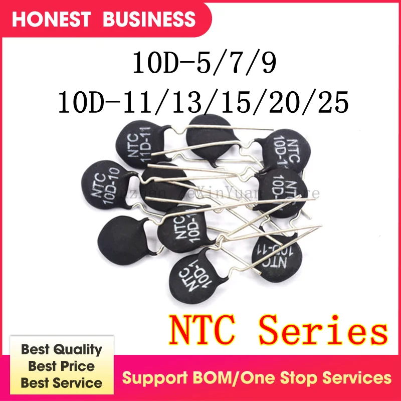 10PCS/lot NTC10D-5 NTC10D-7 NTC10D-9 NTC10D-11 NTC10D-13 NTC10D-15 NTC10D-20 NTC10D-25 DIP-2 Thermistor In Stock
10PCS/lot NTC10D-5 NTC10D-7 NTC10D-9 NTC10D-11 NTC10D-13 NTC10D-15 NTC10D-20 NTC10D-25 DIP-2 Thermistor In Stock