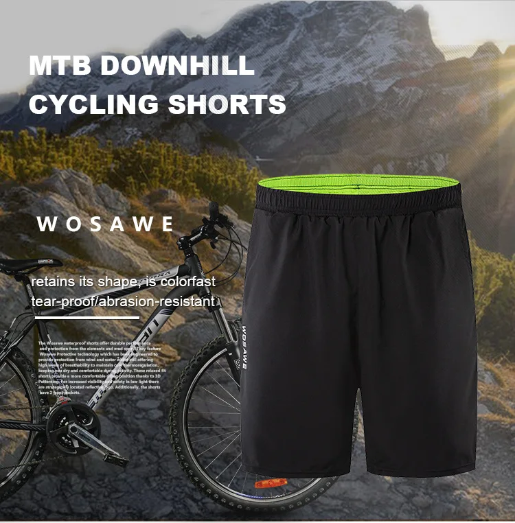 "WOSAWE Men's Cycling Shorts With Non-remove Underwear MTB Mountain Bike Ropa Breathable Loose Fit Bicycle Riding Short Trousers
"WOSAWE Men's Cycling Shorts With Non-remove Underwear MTB Mountain Bike Ropa Breathable Loose Fit Bicycle Riding Short Trousers