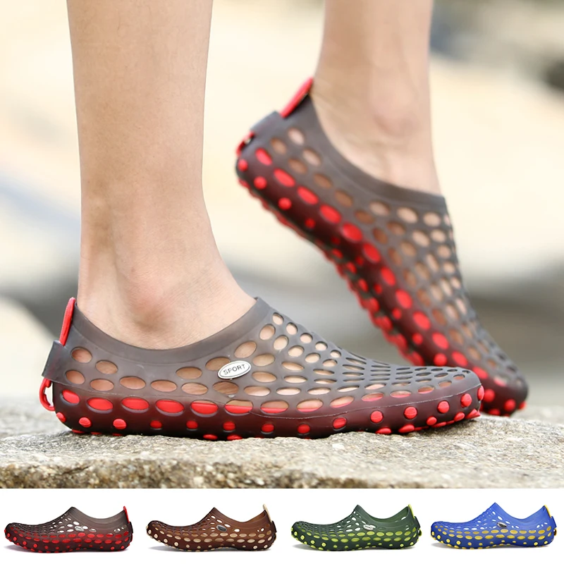 Summer Men's Sandals Fashion Beach Shoes Garden Clog Comfortable Wear-resistant Casual Shoes
Summer Men's Sandals Fashion Beach Shoes Garden Clog Comfortable Wear-resistant Casual Shoes