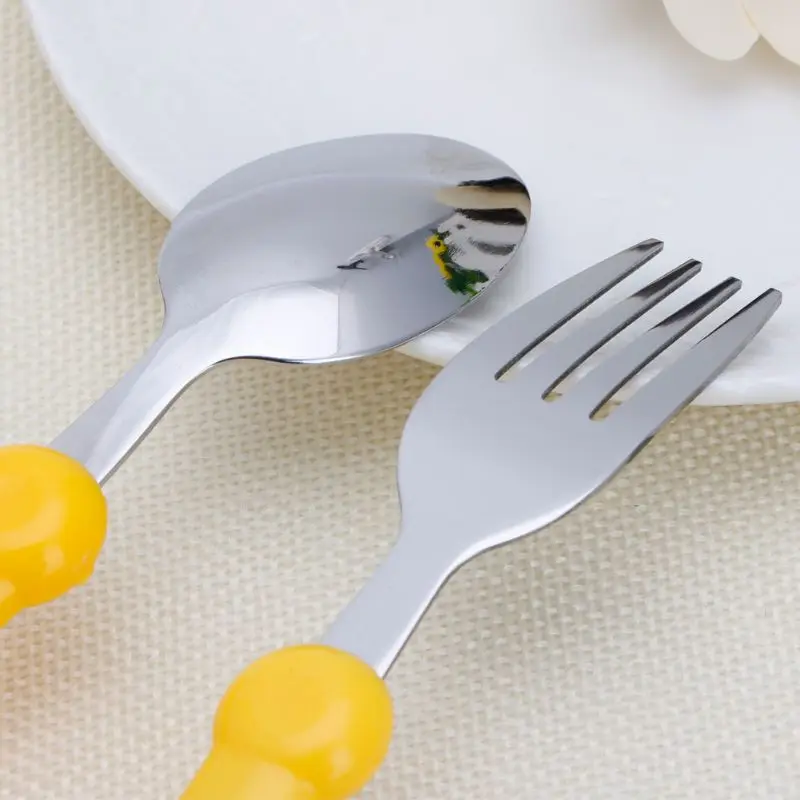 Kids Baby Cartoon Fork and Spoon Set Tableware Stainless Steel Forks + Spoons P15C
Kids Baby Cartoon Fork and Spoon Set Tableware Stainless Steel Forks + Spoons P15C