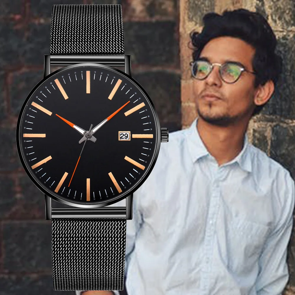 Military Luxury Men's Watches Waterproof Stainless Steel Mesh Belt noctilucent Fashion Men Quartz Movement Watch Business Clocks
Military Luxury Men's Watches Waterproof Stainless Steel Mesh Belt noctilucent Fashion Men Quartz Movement Watch Business Clocks