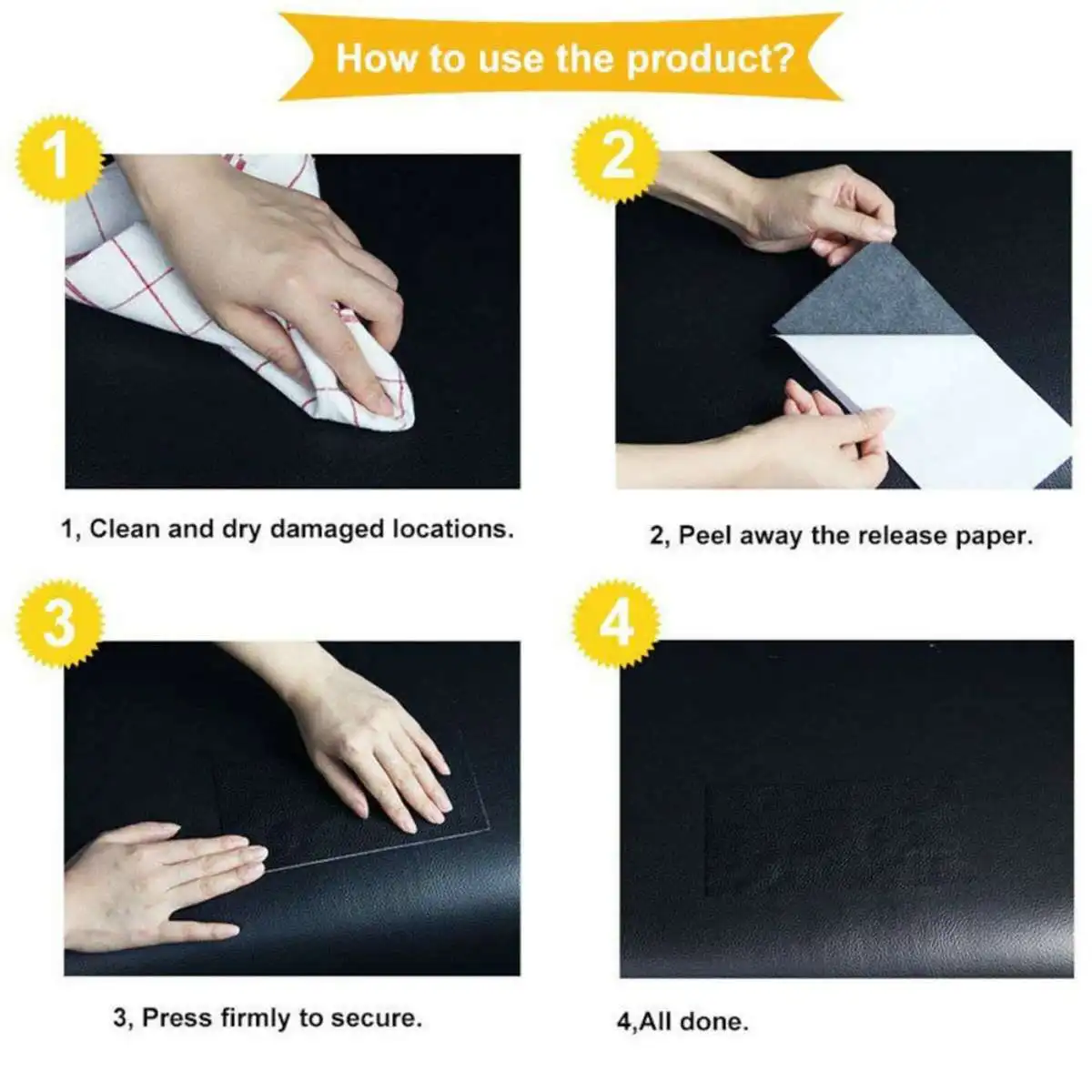 6pcs Sofa Repairing Leather Self Adhesive Patches Fabric Sticker Patches Stick-on No Ironing Repairing patches 15x25cm 
6pcs Sofa Repairing Leather Self Adhesive Patches Fabric Sticker Patches Stick-on No Ironing Repairing patches 15x25cm