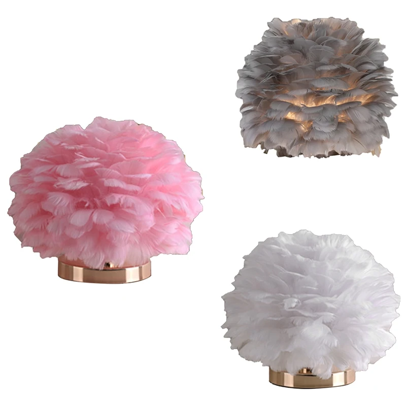 Feather Shaped Deco Table Lamp Vintage Bedside Desk Lamp for Bedroom Party Wedding Romantic Decoration ,EU Plug
Feather Shaped Deco Table Lamp Vintage Bedside Desk Lamp for Bedroom Party Wedding Romantic Decoration ,EU Plug