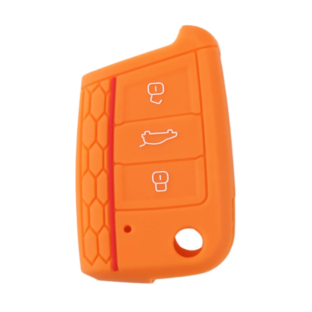 New Silicone Key Cover Case With Red Stripe For Volkswagen Golf 7 MK7 Keyring HOT
New Silicone Key Cover Case With Red Stripe For Volkswagen Golf 7 MK7 Keyring HOT