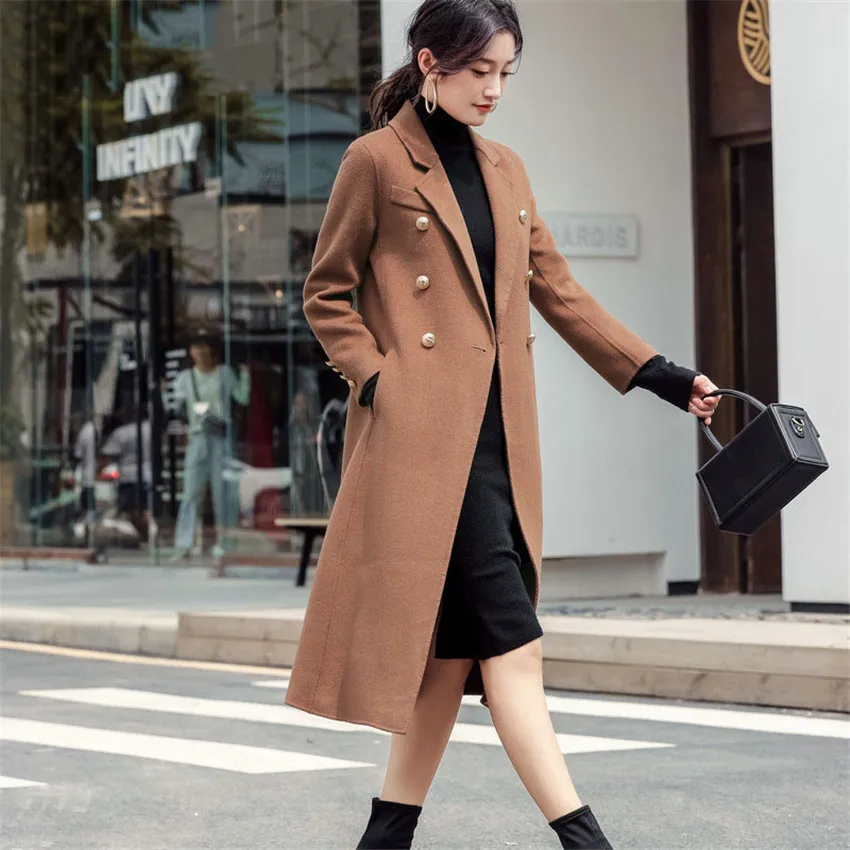 Woolen Women Jacket Coat Long Slim Blend Outerwear 2020 Occupation Winter Overcoat Female Ladies Wool Coats Jacket Clothes
Woolen Women Jacket Coat Long Slim Blend Outerwear 2020 Occupation Winter Overcoat Female Ladies Wool Coats Jacket Clothes
