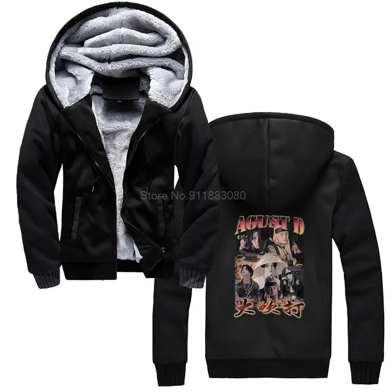 Agust D Daechwita Vintage Bootleg Classic Hoodie Men Winter Thicken Hoodies Hooded Sweatshirt Keep Warm Harajuku Streetwear
Agust D Daechwita Vintage Bootleg Classic Hoodie Men Winter Thicken Hoodies Hooded Sweatshirt Keep Warm Harajuku Streetwear