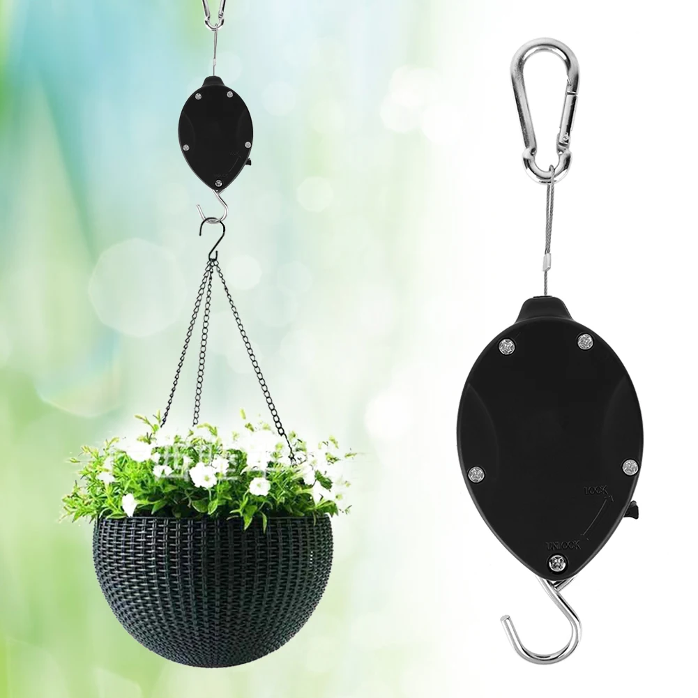 Retro Hanging Garden Basket Pull Down Hanger 22-160 cm Retractable Pulley Baskets Plant Pots Hanging Basin Retractable Hook
Retro Hanging Garden Basket Pull Down Hanger 22-160 cm Retractable Pulley Baskets Plant Pots Hanging Basin Retractable Hook