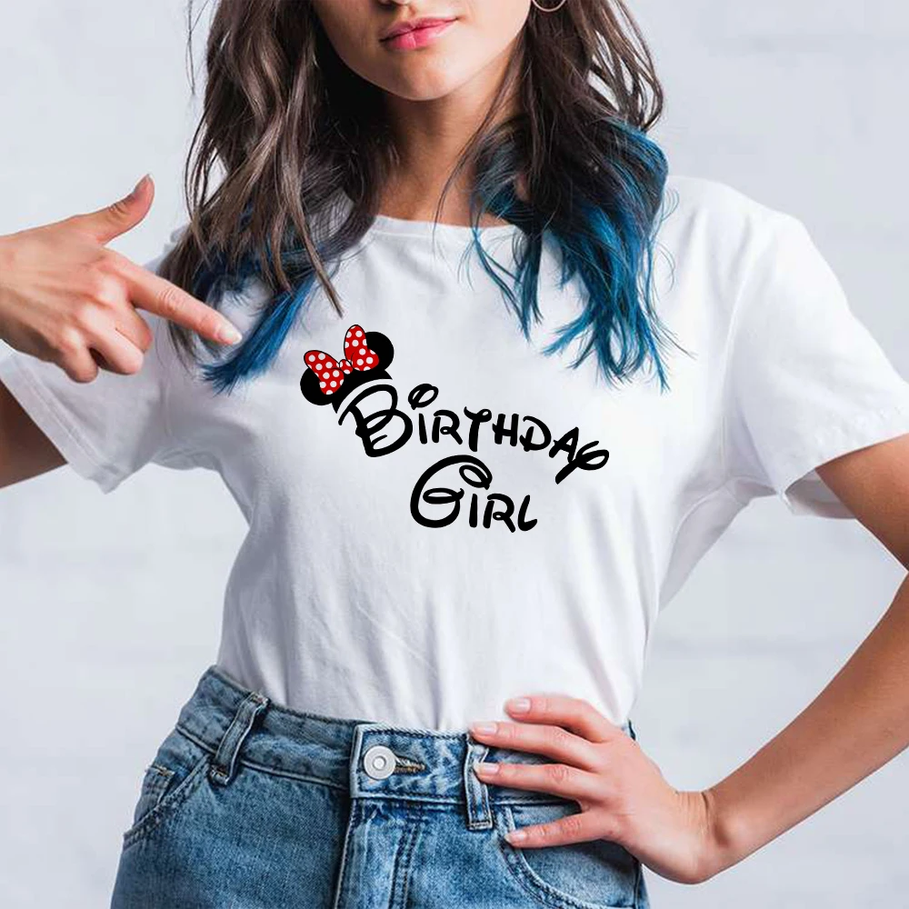 Minnie Mouse Women Short Sleeve T Shirts Birthday Gril Cartoon Mujer White Tshirt Disney Youth Modern Versatile Exquisite Tumblr
Minnie Mouse Women Short Sleeve T Shirts Birthday Gril Cartoon Mujer White Tshirt Disney Youth Modern Versatile Exquisite Tumblr