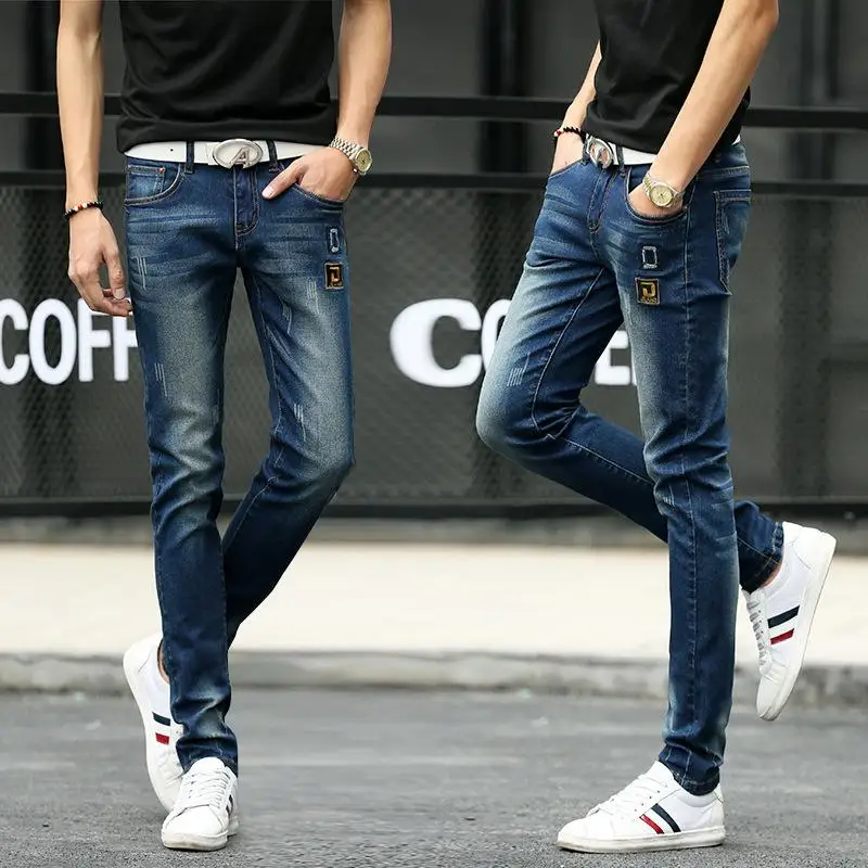 2019 New Brand Spring Jeans Men High Quality Mid Waist Ripped Denim Pants Men's Fashion Embroidered Straight Jeans
2019 New Brand Spring Jeans Men High Quality Mid Waist Ripped Denim Pants Men's Fashion Embroidered Straight Jeans