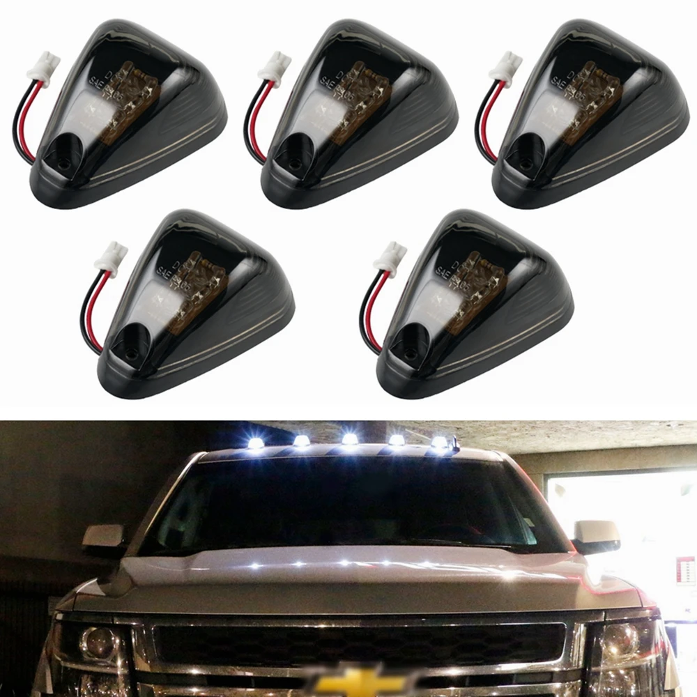 Bevinsee 5pcs 9-LED Car Cab Roof Marker Lights For Ford E-150 250 F-750 Super Duty Pickup Trucks 12V Smoked Lens Dome Lights
Bevinsee 5pcs 9-LED Car Cab Roof Marker Lights For Ford E-150 250 F-750 Super Duty Pickup Trucks 12V Smoked Lens Dome Lights