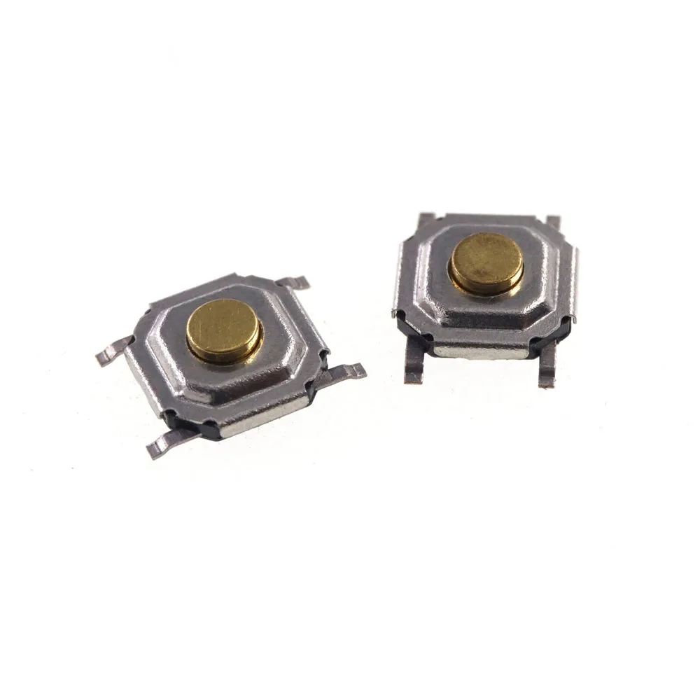 Tape & Reel Miniature Tact Switch 4x4x1.5 mm ( 5.2x5.2x1.5) SMT Horizontal Vertical Surface Mount Reflow Solder light Push SPST
Tape & Reel Miniature Tact Switch 4x4x1.5 mm ( 5.2x5.2x1.5) SMT Horizontal Vertical Surface Mount Reflow Solder light Push SPST