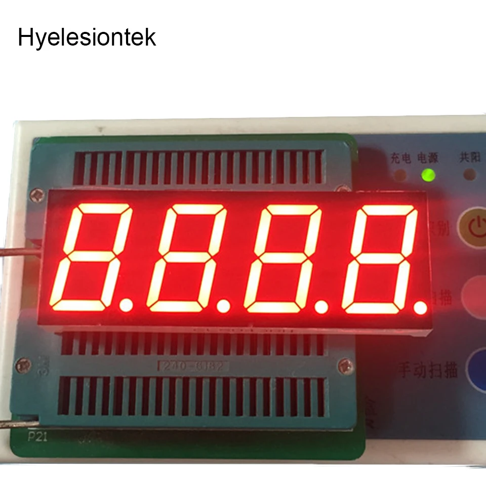 1PCS LED Display 7 segment Signs 0.8 inch Digital RED Screen 7-Segment 4 Digits 0.8inch 7Segments Light 0.8" Panel | Электронные