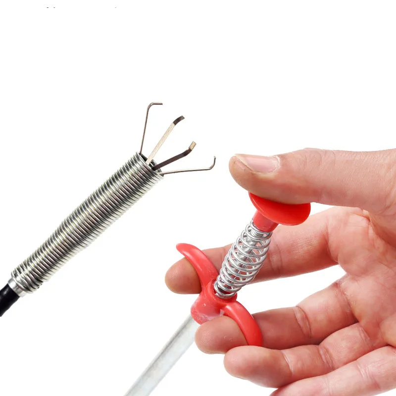 60/160cm Drain Sewer Cleaner Spring Pipe Dredging Tools Clog Remover Cleaning Household for Bathroom Hair Kitchen Sink Cleaning
60/160cm Drain Sewer Cleaner Spring Pipe Dredging Tools Clog Remover Cleaning Household for Bathroom Hair Kitchen Sink Cleaning