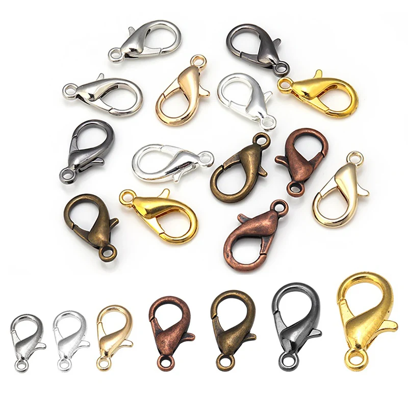 50pcs/Lot Jewelry Findings Alloy Lobster Clasp Hooks End Connectors For Jewelry Making DIY Supplies Necklace Bracelet Wholesale
50pcs/Lot Jewelry Findings Alloy Lobster Clasp Hooks End Connectors For Jewelry Making DIY Supplies Necklace Bracelet Wholesale
