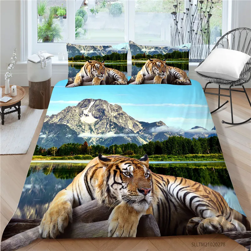 3D Bedding Set King Size Duvet Cover Set 2/3 Pcs Bedclothes Animals Design Comforter Cover Set Room Decoration
3D Bedding Set King Size Duvet Cover Set 2/3 Pcs Bedclothes Animals Design Comforter Cover Set Room Decoration