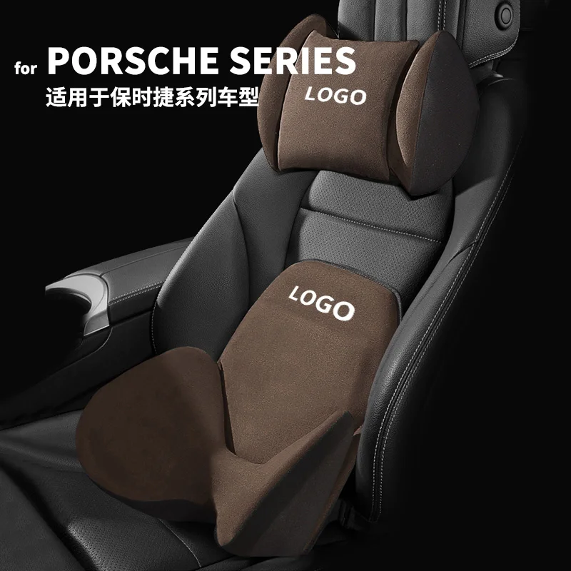 Turn fur for Porsche headrest waist pillow Macan Cayenne Palamela 718 modified car interior supplies car
Turn fur for Porsche headrest waist pillow Macan Cayenne Palamela 718 modified car interior supplies car