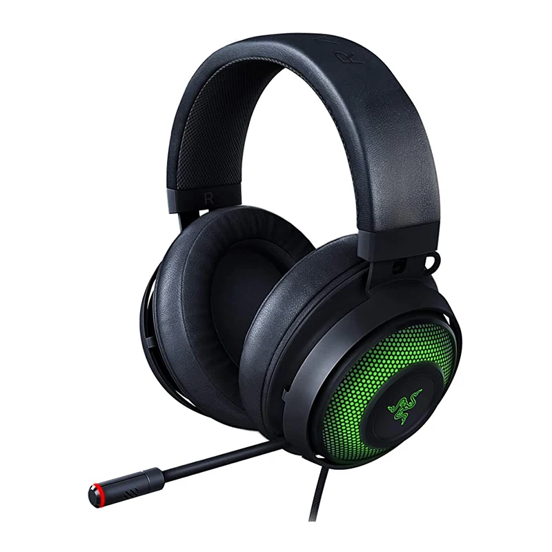 

Игровая гарнитура Razer Kraken Ultimate USB: THX 7,1, пространственный объемный звук, хромакей, RGB подсветка, микрофон с шумоподавлением