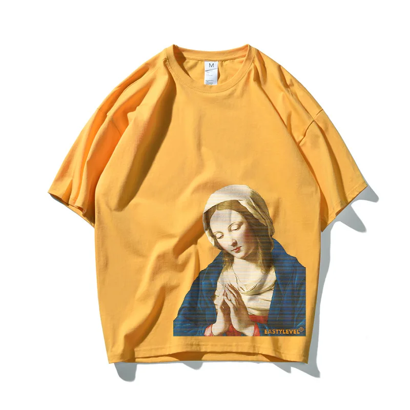 Hip Hop Black T Shirt Men Women Oil Painting Printed High Quality Cotton Japanese Streetwear T-shirt Top Tees
Hip Hop Black T Shirt Men Women Oil Painting Printed High Quality Cotton Japanese Streetwear T-shirt Top Tees