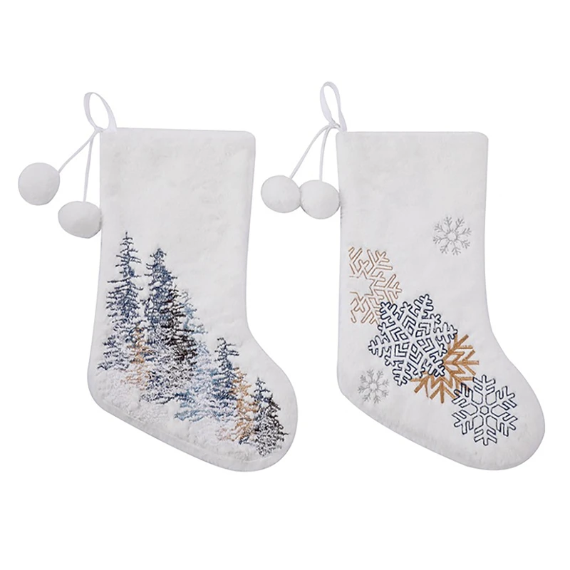 Christmas Stockings, Xmas Stockings Decorations, Embroidery Gift Candy Bag for Xmas Holiday Party Home Decoration
Christmas Stockings, Xmas Stockings Decorations, Embroidery Gift Candy Bag for Xmas Holiday Party Home Decoration