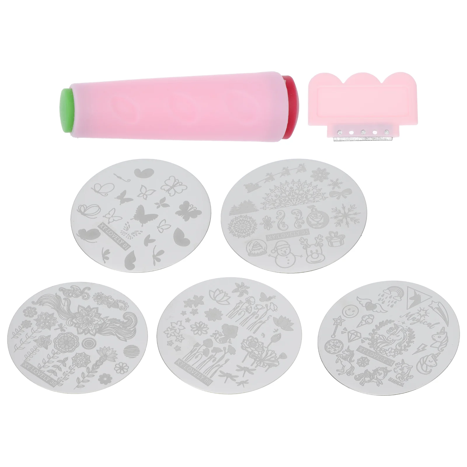 1 Набор Рождественский Маникюр печать стальная пластина штамп для ногтей искусство стальная пластина Stamper набор
1 Набор Рождественский Маникюр печать стальная пластина штамп для ногтей искусство стальная пластина Stamper набор