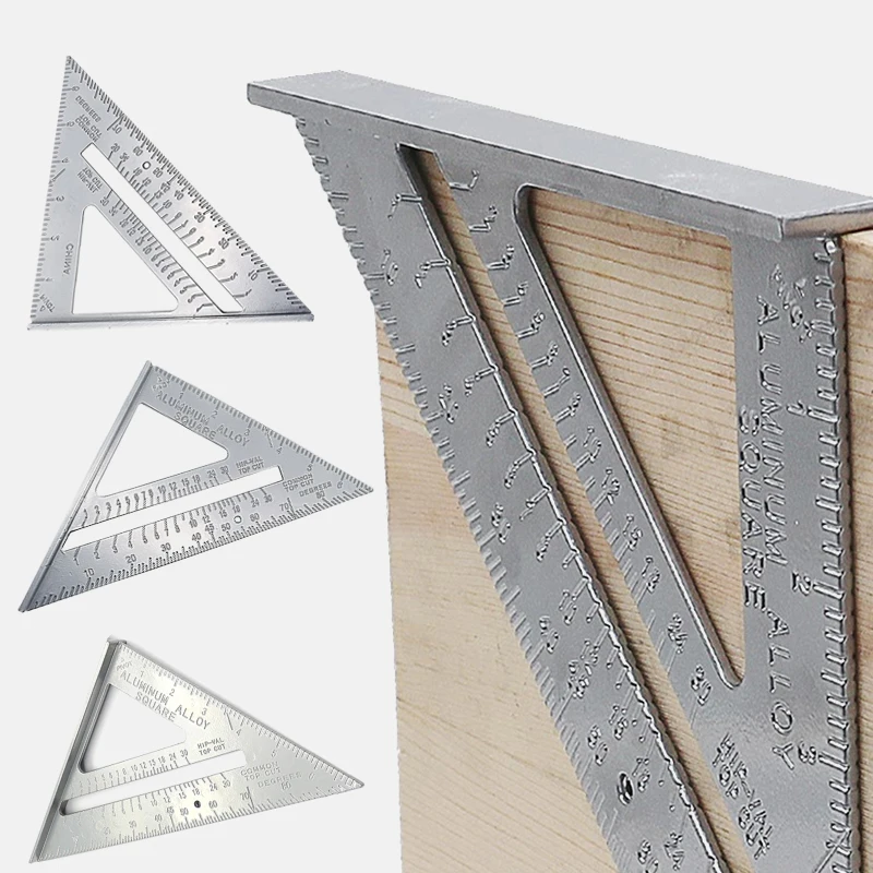 Triangle Rule 90 Degree Thickening Angle Rule Aluminum Alloy Carpenter Measurement Square Ruler Measurement Tool Layout Tool
Triangle Rule 90 Degree Thickening Angle Rule Aluminum Alloy Carpenter Measurement Square Ruler Measurement Tool Layout Tool