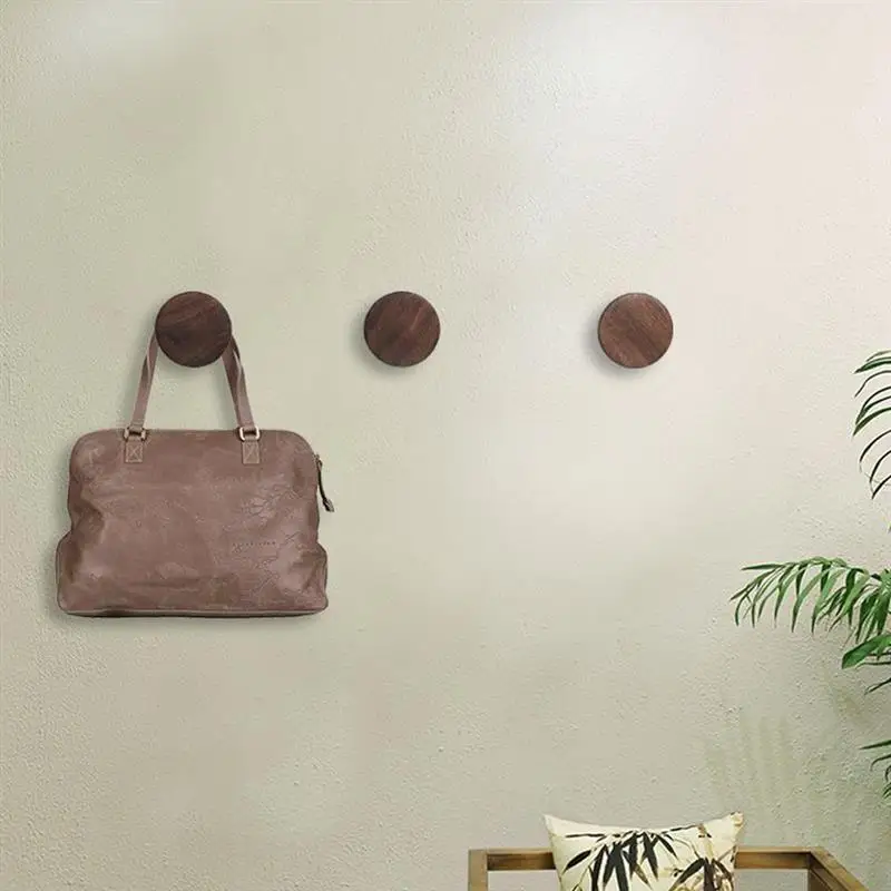 Coat Hook Strong Wall Living Room Coat Hook-Tapered Black Walnut Diameter 50mm Nordic Style Round Wooden Hook Wall Hook
Coat Hook Strong Wall Living Room Coat Hook-Tapered Black Walnut Diameter 50mm Nordic Style Round Wooden Hook Wall Hook