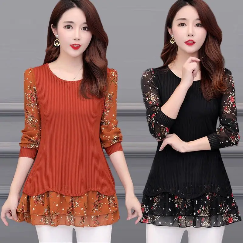 New 2023 Spring Long Sleeve Women Clothing Fashion 5XL Chiffon Women Blouse Shirt Loose Women's Tops Blusas J102
New 2023 Spring Long Sleeve Women Clothing Fashion 5XL Chiffon Women Blouse Shirt Loose Women's Tops Blusas J102