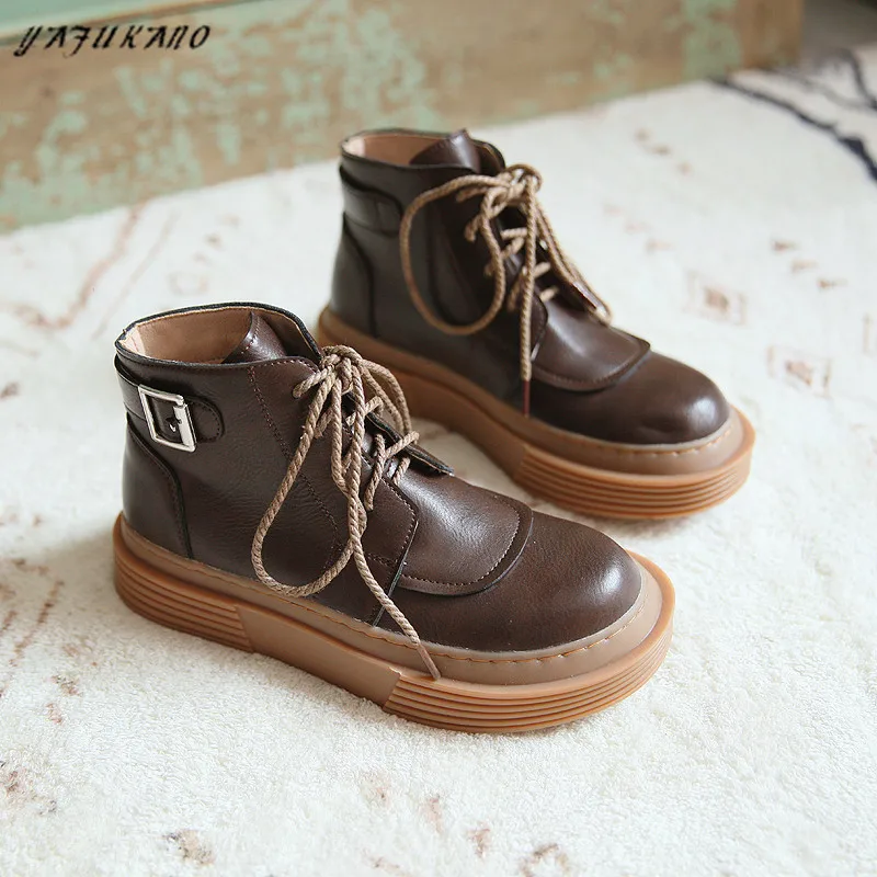 Chelsea Boots Mori Girl Thick Bottom Short Boots Handmade British Style Platform Warm Ankle Boots Literary Retro Womens Shoes
Chelsea Boots Mori Girl Thick Bottom Short Boots Handmade British Style Platform Warm Ankle Boots Literary Retro Womens Shoes