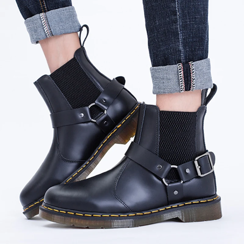2020 Fashion Sexy Buckle Women Boots Chelsea Boots Genuine Leather Autumn Shoes Woman Platform Boots Women Shoe Size 34-46
2020 Fashion Sexy Buckle Women Boots Chelsea Boots Genuine Leather Autumn Shoes Woman Platform Boots Women Shoe Size 34-46