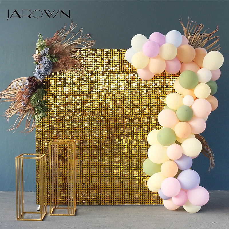 JAROWN Shimmer Sequin Wall Party Backdrop Wedding Decor Stage Party Decor Outdoor Colorful Shiny Flashing Sequin Signboard Decor
JAROWN Shimmer Sequin Wall Party Backdrop Wedding Decor Stage Party Decor Outdoor Colorful Shiny Flashing Sequin Signboard Decor