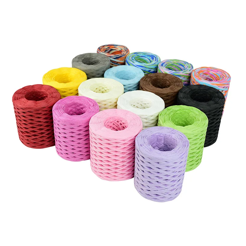 200m/roll Raffia Paper Ribbons Packing Twine Rope For Gift Party Box Wrapping Diy Crafts Decorations Color Baking Packaging Tape
200m/roll Raffia Paper Ribbons Packing Twine Rope For Gift Party Box Wrapping Diy Crafts Decorations Color Baking Packaging Tape