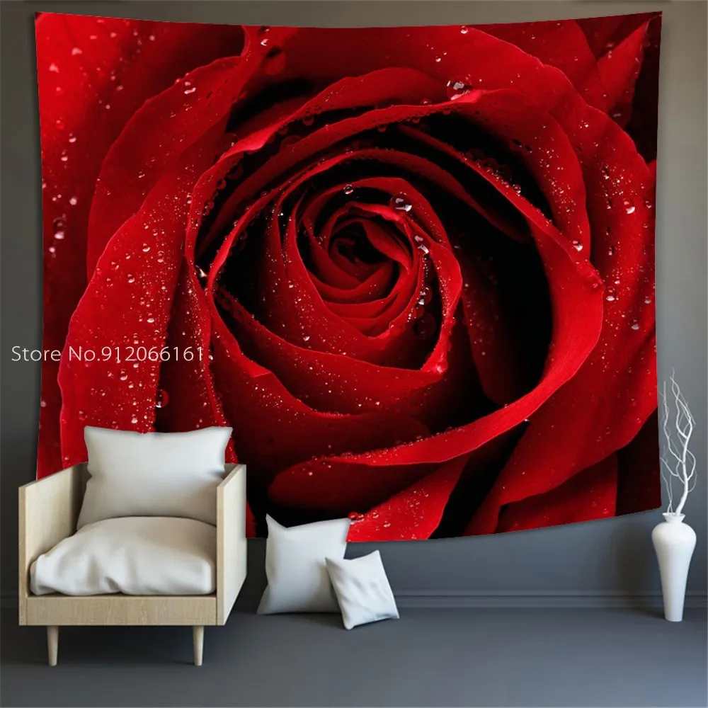 Flower Tapestry Rose Wall Hanging Tapestries Colorful Bedroom Wall Rug Couch Blanket 6 Size 3D Printed Customed Photo Bedspread
Flower Tapestry Rose Wall Hanging Tapestries Colorful Bedroom Wall Rug Couch Blanket 6 Size 3D Printed Customed Photo Bedspread
