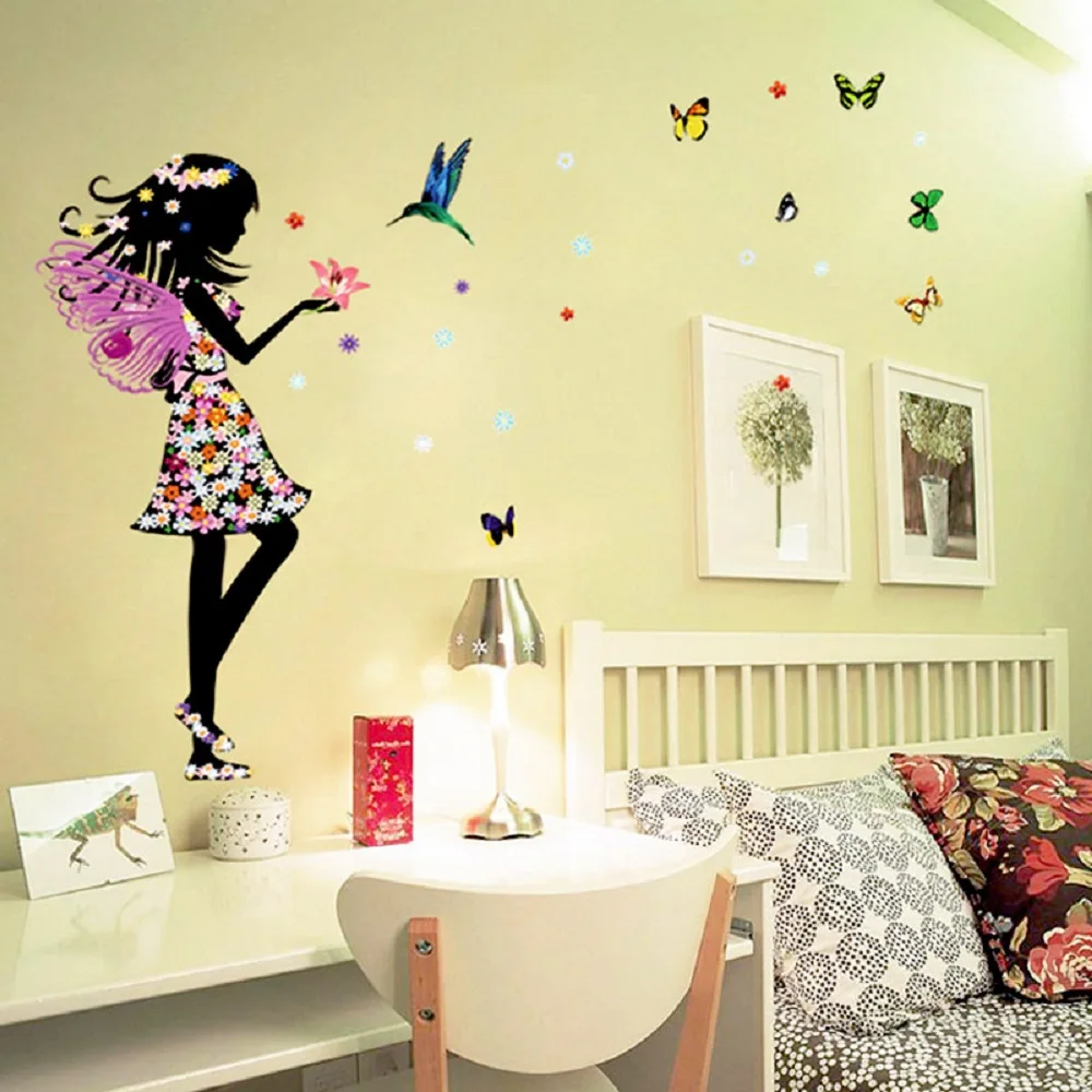 Free Shipping Beautiful Butterfly Elf Arts Wall Sticker For Kids Rooms Home Decor Backdrop Wall Decal Baby Bedroom Vinyl Walls S
Free Shipping Beautiful Butterfly Elf Arts Wall Sticker For Kids Rooms Home Decor Backdrop Wall Decal Baby Bedroom Vinyl Walls S