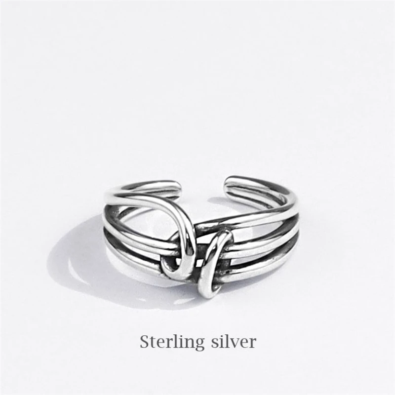 Season Gate Silver Color Trendy Personality Irregular Twining Tie Adjustable Size Open Ring SR137
Season Gate Silver Color Trendy Personality Irregular Twining Tie Adjustable Size Open Ring SR137