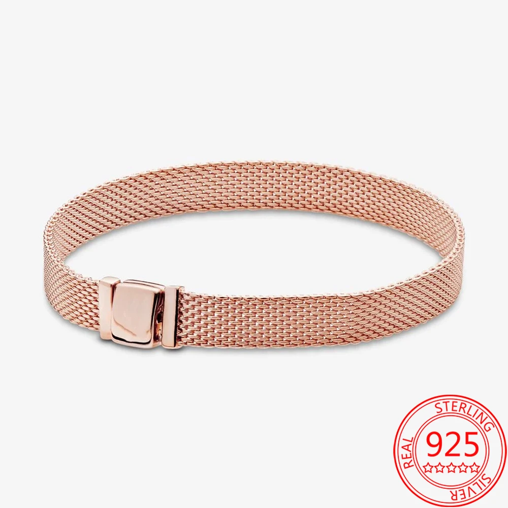 Sparkling 925 Sterling Silver Brand Reflections Mesh Bracelet & Multi Snake Bracelet Clip Charm Fit Pan Brand Women's Gift
Sparkling 925 Sterling Silver Brand Reflections Mesh Bracelet & Multi Snake Bracelet Clip Charm Fit Pan Brand Women's Gift