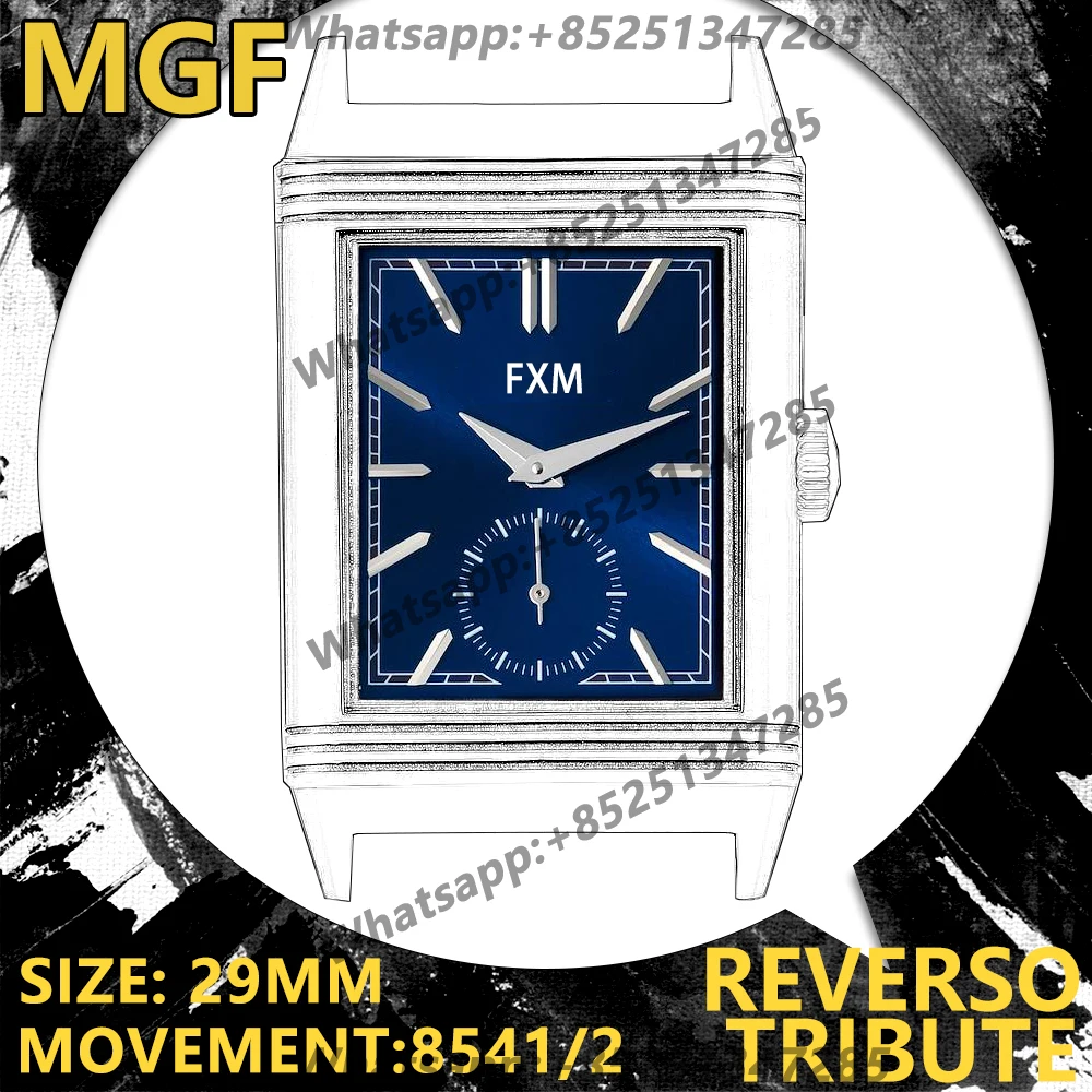 Men's Automatic Mechanical Luxury Brand Watch 49mm Reverso Tribute Two Face MGF 904L 1:1 Best Edition AAA Replica Super Clone
Men's Automatic Mechanical Luxury Brand Watch 49mm Reverso Tribute Two Face MGF 904L 1:1 Best Edition AAA Replica Super Clone