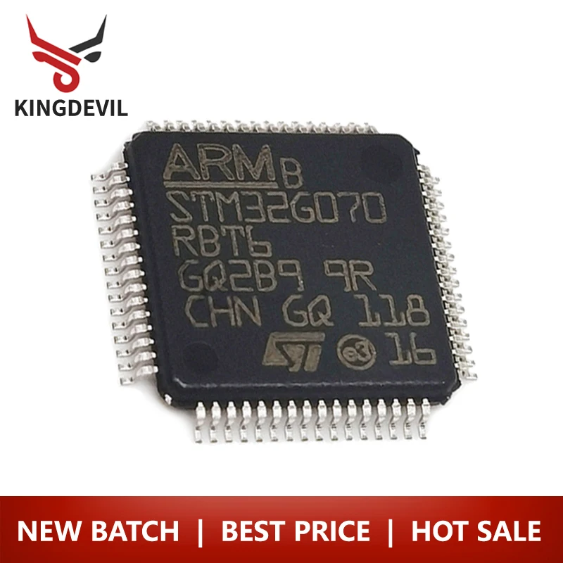 1pcs/lot New original STM32G070RBT6 LQFP-64 STM32G0 Series 32-bit Single Chip Microcontroller MCU LQFP64 STM32G070RBT6TR
1pcs/lot New original STM32G070RBT6 LQFP-64 STM32G0 Series 32-bit Single Chip Microcontroller MCU LQFP64 STM32G070RBT6TR