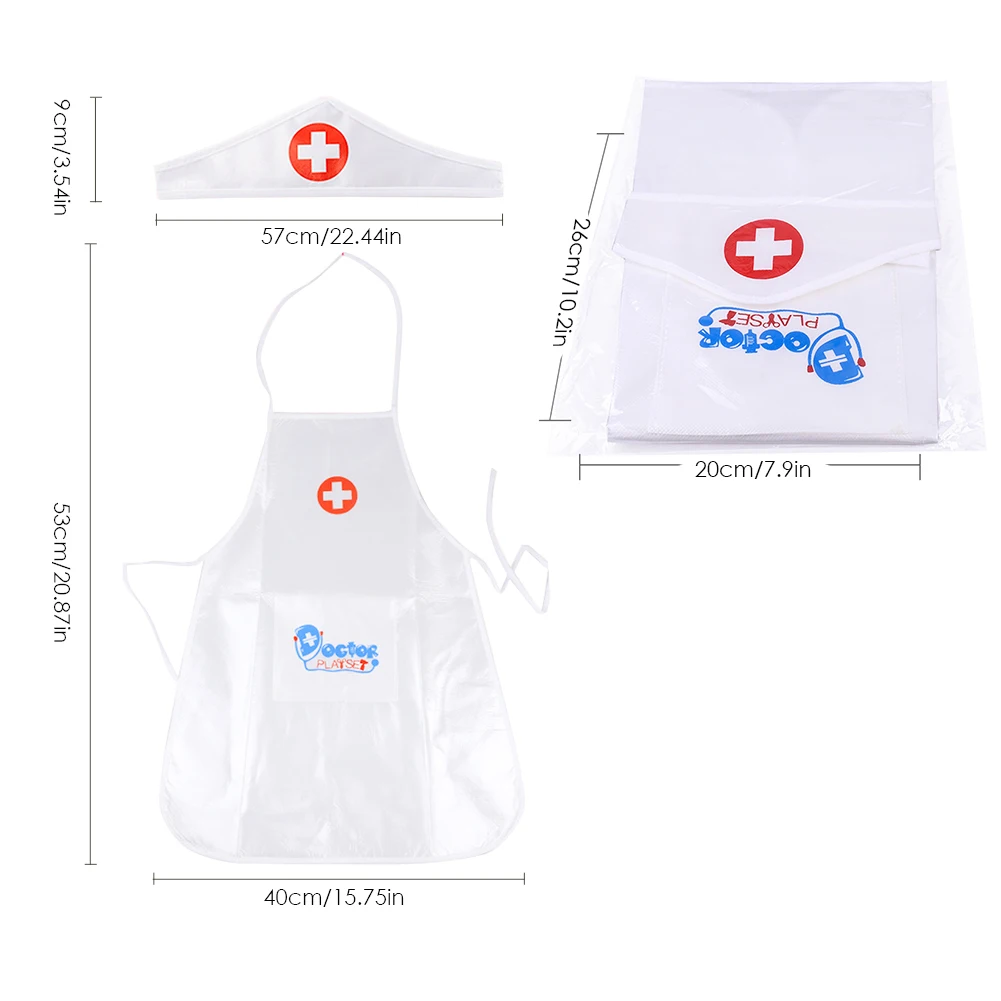 Kids Doctor Nurse Uniforms Fancy Role Play Costume For Girl Boys Nurse Doctor Cross Coat Children Cosplay Party Toys Set Outfits
Kids Doctor Nurse Uniforms Fancy Role Play Costume For Girl Boys Nurse Doctor Cross Coat Children Cosplay Party Toys Set Outfits