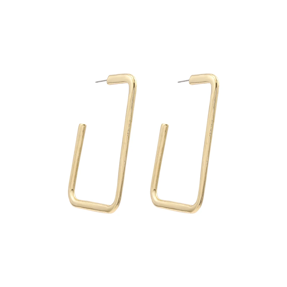 Hot Sale Gold Heart Earrings for Women Trendy Boho Big Geometric Statement Drop Dangle Female Wedding Jewelry Wholesale | Украшения и