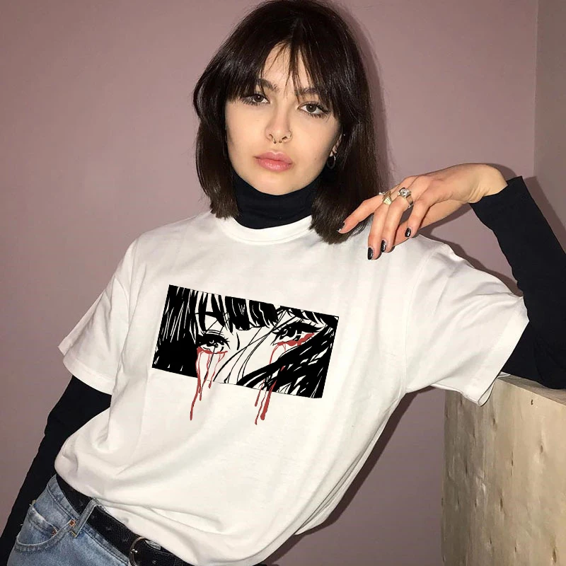 kuakuayu HJN Unisex Crying Girl Black T-Shirt Tumblr Vintage Fashion Aesthetic Graphic Tee Harajuku Style Top
kuakuayu HJN Unisex Crying Girl Black T-Shirt Tumblr Vintage Fashion Aesthetic Graphic Tee Harajuku Style Top