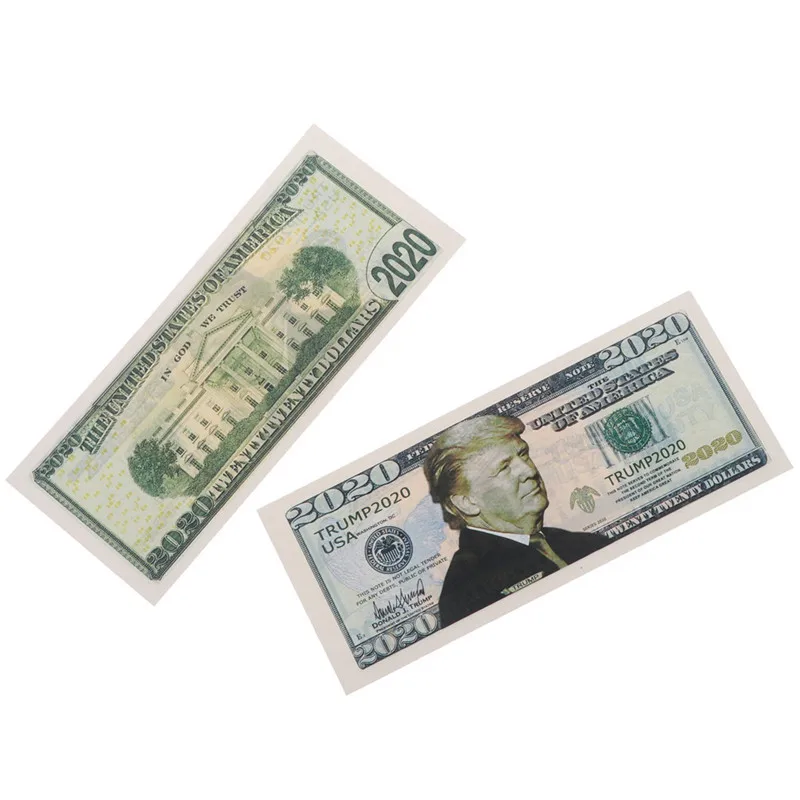 10pcs 2020 Donald Trump Commemorative Coin President Paper Banknote Non-currency Novelty Toys
10pcs 2020 Donald Trump Commemorative Coin President Paper Banknote Non-currency Novelty Toys