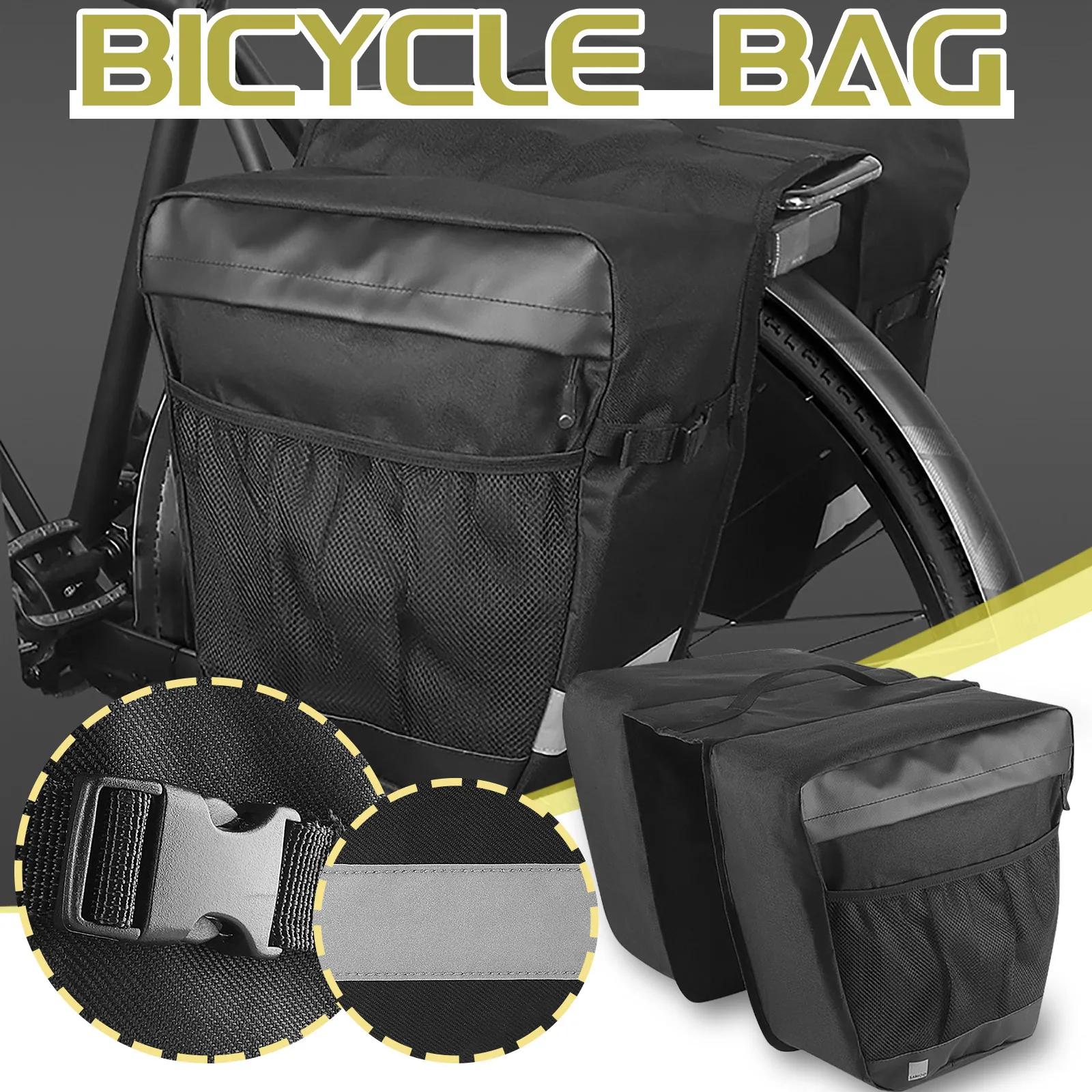 40# Waterproof Saddlebag Bicycle Bag Rear Bag Trunk Rear Pannier Saddlebags Bicycle Carrier Scooter Bag Travel Bag Bicycle Bags 
40# Waterproof Saddlebag Bicycle Bag Rear Bag Trunk Rear Pannier Saddlebags Bicycle Carrier Scooter Bag Travel Bag Bicycle Bags